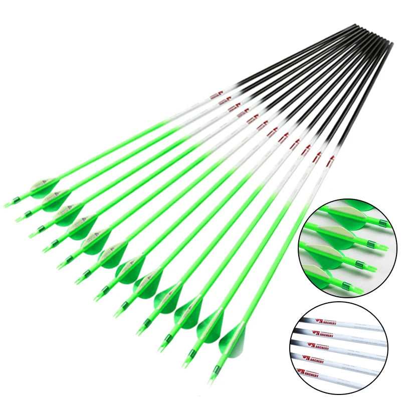 Linkboy Archery Professional Customized Hunting Bow Arrows Carbon Sha