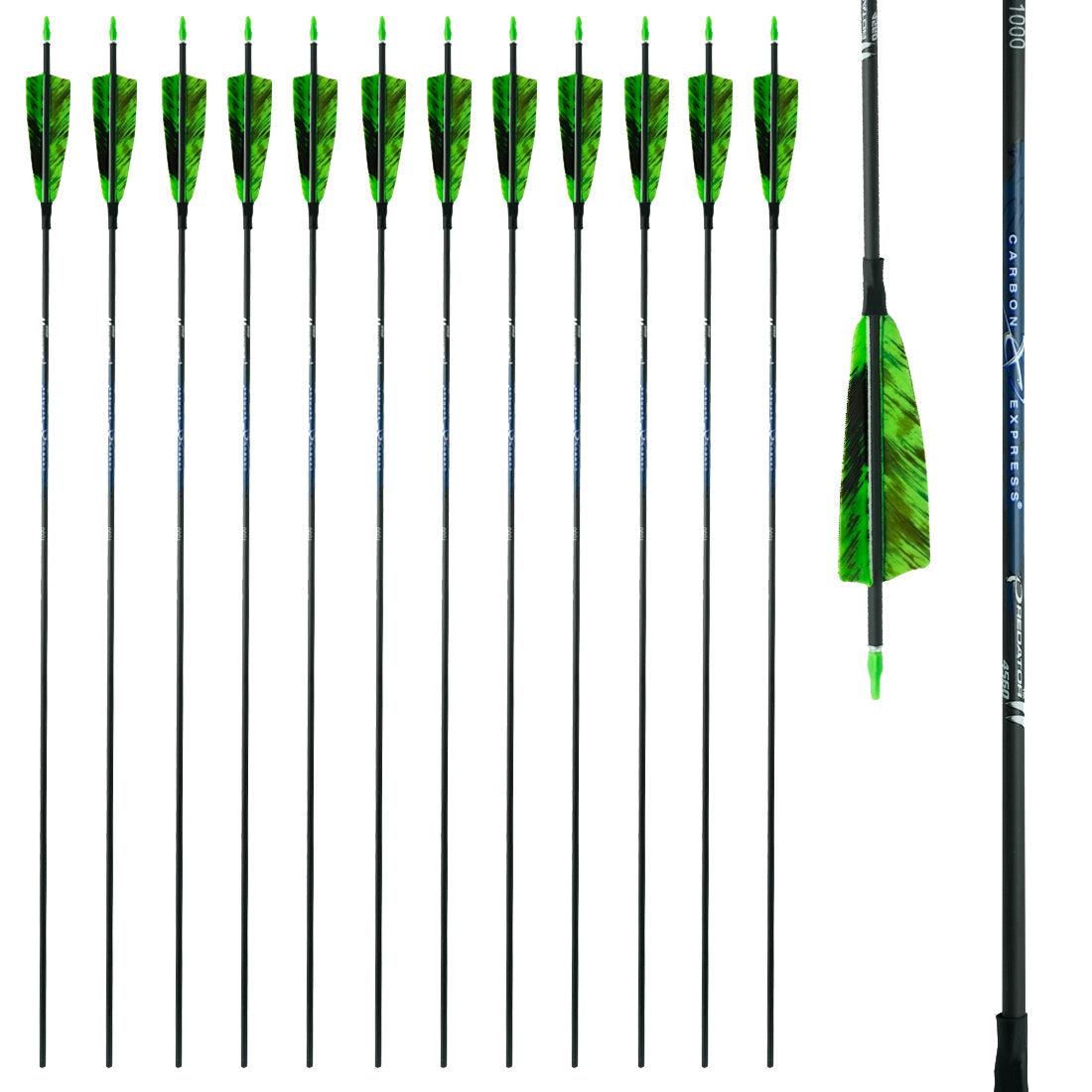 31 Pure Carbon Arrows ID4.2mm 2 Feathers SP400-1000 Archery 31 Pure Carbon Arrows ID4.2mm 2 Feathers SP400-1000 Archery
