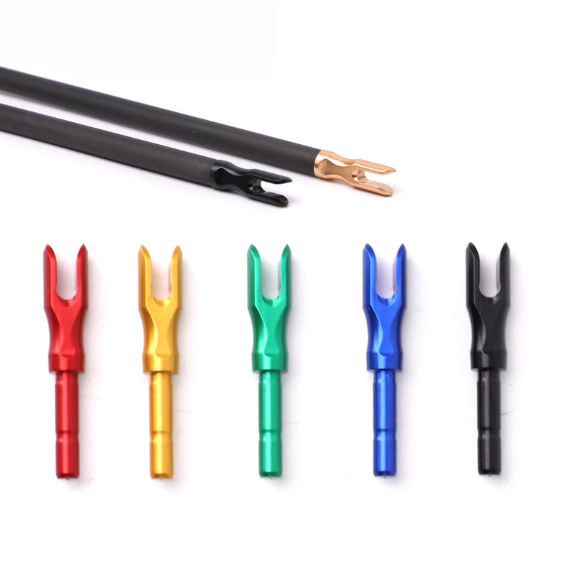 6pcs Archery Aluminum Alloy Insert Arrow Nock Pin Nock Fit 6.2mm 4.2m ...