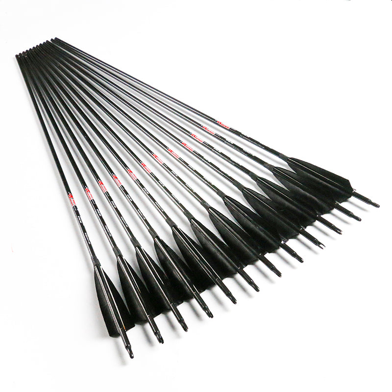 Pure Carbon Arrows Spine 340 400 500 600 for archery Bow Hunting – Archery Pure Carbon Arrows Spine 340 400 500 600 for archery Bow Hunting – Archery