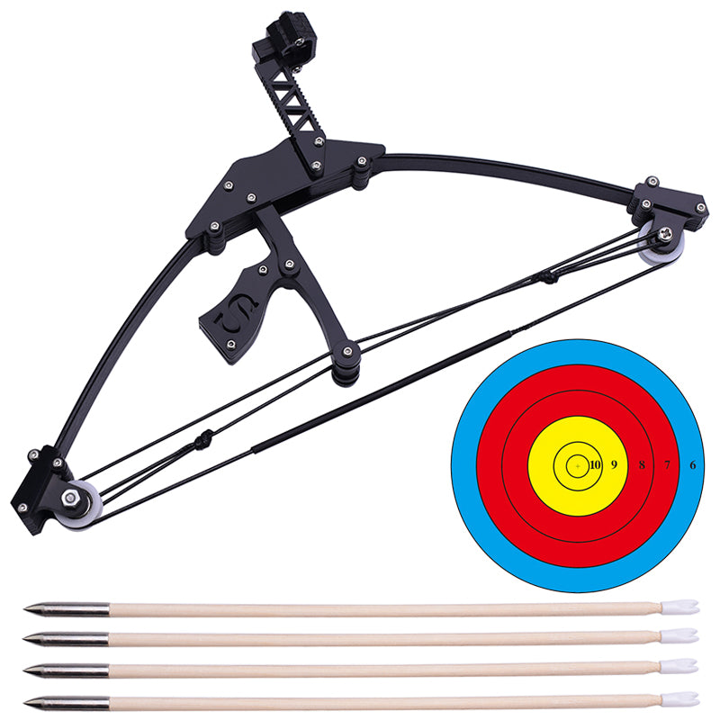 Triangular Bow Mini Compound Bow Short Axis Triangle Bow Powerful Stainless Steel Bo ...