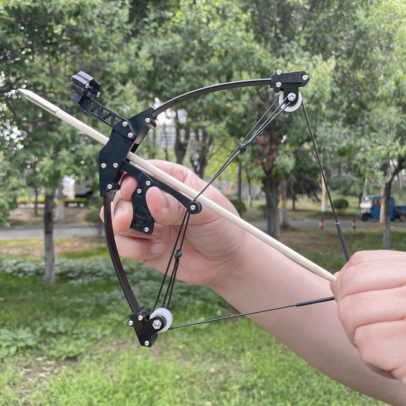 Triangular Bow Mini Compound Bow Short Axis Triangle Bow Powerful Stainless Steel Bo ...