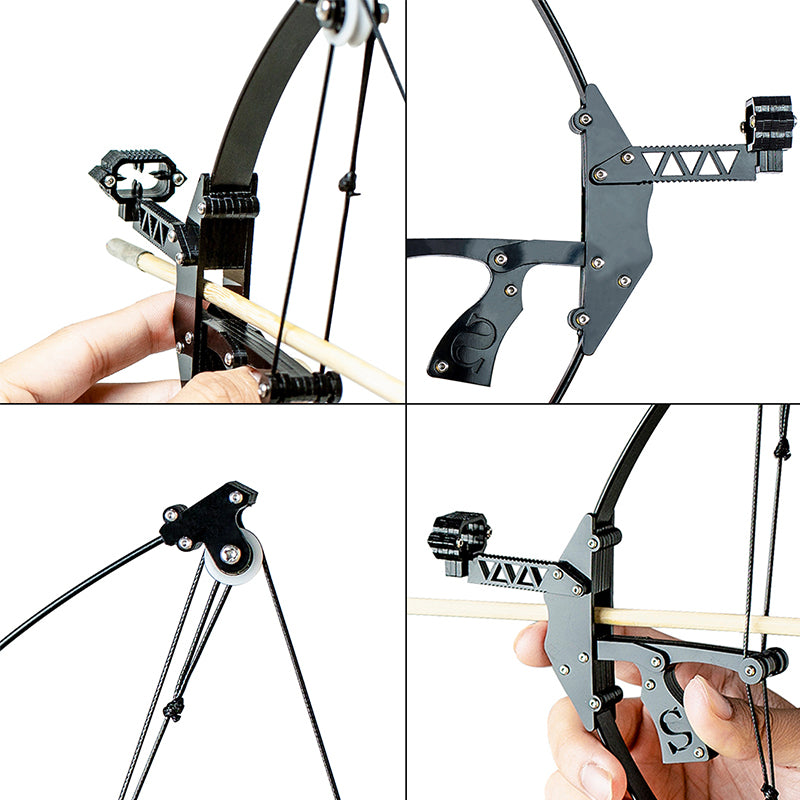 Triangular Bow Mini Compound Bow Short Axis Triangle Bow Powerful Stainless Steel Bo ...